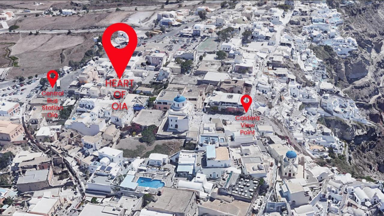 Heart Of Oia - Private House With Jacuzzi Apartment Luaran gambar